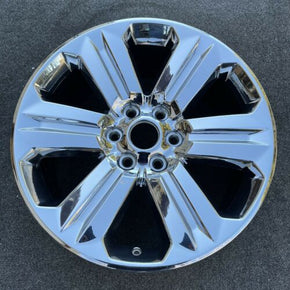 SINGLE 20 INCH WHEEL/RIM FORD KING RANCH F-150 2018-2020 OEM CHROME 10171