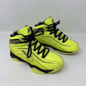 Fila Mens Contingent Neon Green Basketball Shoes Sneakers Size: 4