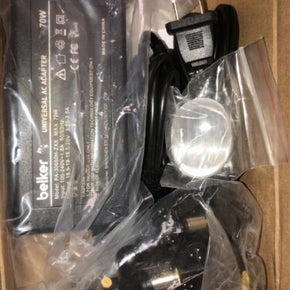 Belker 70W PA-30650H-ZXX Universal AC Power Adapter Charger 100-240V 1.8A New
