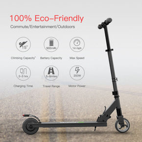 ELECTRIC SCOOTER LONG RANGE FOLDING ADULT KIDS KICK ESCOOTER SAFE URBAN COMMUTER / Battery Capacity 5000mAh / Model S1