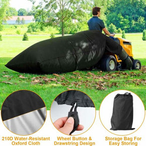 Lawn Tractor Leaf Bag 54 Cubic Feet Mower Catcher Riding Grass Sweeper Bag