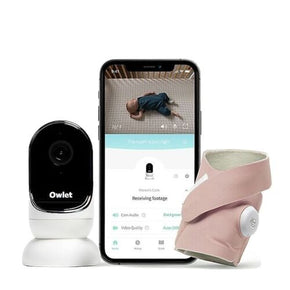 Owlet Duo — Smart Sock 3 Baby Monitor with Camera (DUSTY ROSE) (NOT DREAM)