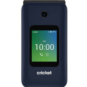 Cricket Debut Flip U102AC (Cricket Only) 4G LTE 4GB -Blue - Grade A Condition