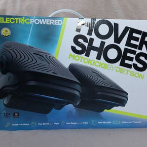 Jetson Motokicks 250W Electric Powered Hover Shoes Black - w/ Training Bar 220lb