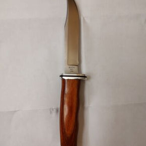 102 Woodsman Buck Knife D2 steel web special Cocobolo handle leather sheath