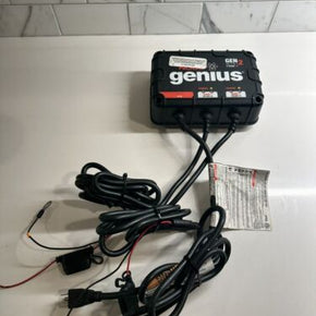 NOCO Genius Gen 2 Mini - 2 Bank Charger (12v per Bank) Waterproof Onboard