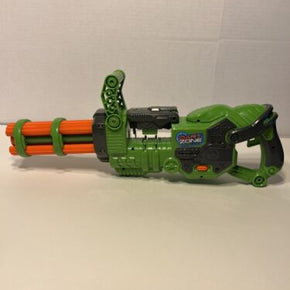 DART ZONE COVERT OPS TOY GUN ADVENTURE GATLING BLASTER (TESTED/NO BULLETS)