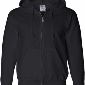 Gildan DryBlend Hooded Full-Zip Sweatshirt 12600 / Color Black / Size (Men's) M