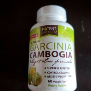 *New, Sealed* Potent Organics Pure Garcinia Cambogia 60 Capsules Exp. 06/2022