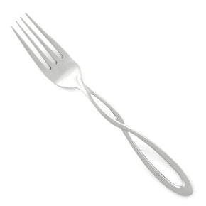 Cambridge ALLUSION INFINITY Stainless Loop Handle Silverware CHOICE Flatware / Piece Dinner Fork 8"