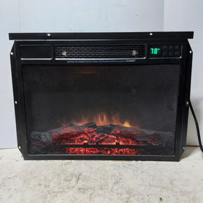 FEBO FLAME Fireplace Electric Insert Heater Glass View Log Home DECOR 1500W