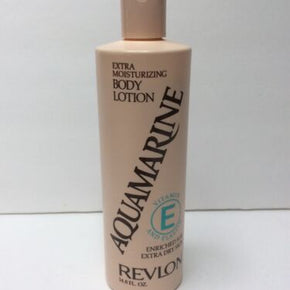 New Revlon Aquamarine Body Lotion ~Vitamin E & Elastin Vintage Discontinued 14.8