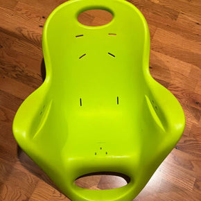 Boon Flair Pedestal Baby Feeding Rolling High Chair Green Seat ONLY
