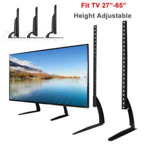 Universal Table Top TV Stand Base Mount for 27- 65" Height Adjustable Load 99Lbs / TV Brand Element / Sceptre / TV Size 27” to 30” inch