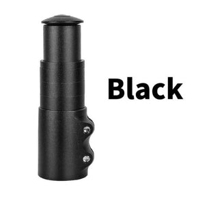 Accessories Fork Stem Extender Alloy Mountain Bike Cycling Cover MTB Parts Riser / color Black
