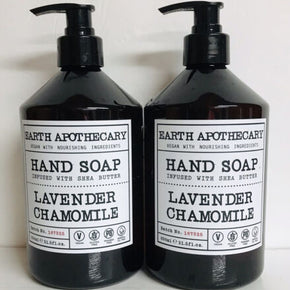 2 Bottles Home & Body ~ Lavender Chamomile Hand Soap with Shea Butter 21.5 oz Ea