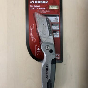 HUSKY PRO Utility Knife  With Blades Storage. Folding Utility Knife. 1001594945