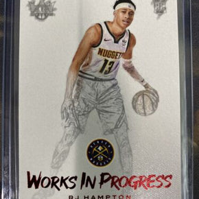 RJ HAMPTON 2020-21  COURT KINGS - WORKS IN PROGRESS Red Rookie RC #’d 133/149!