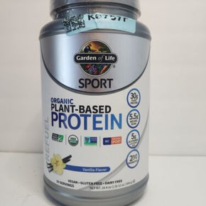 Garden of Life - Sport Organic Plant-Based Protein Vanilla - 28.4 oz. Exp 03/24