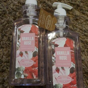 2 simple pleasures "VANILLA ROSE" scented hand soap*12.1 fl oz Ea