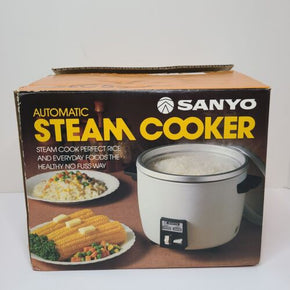 Vintage SANYO EC5 Automatic 5-Cup Rice/Steam Cooker NOS Japan