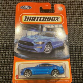 2019 Ford Mustang Coupe #31 * Blue * 2021 Matchbox Case U * WC19