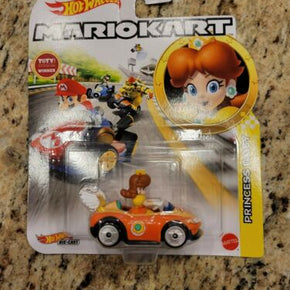 HOT WHEELS MARIO KART PRINCESS DAISY WILD WINGS DIE CAST 2021 MATTEL HTF NEW MOC