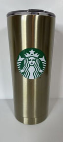 Starbucks 2021 Gold Color Stainless Steel Tumbler Mug Cup 20 oz