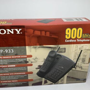 VINTAGE 1999 Sony Cordless Telephone System SPP-933 900 MHz Gray