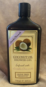 Olive Tree Coconut oil Lavender Chamomile Shower gel body wash 24oz