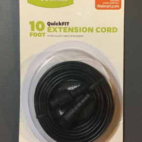 Better Homes & Gardens 10 Foot Quickfit Extension Cord ~ 2 Pin Connectors ~