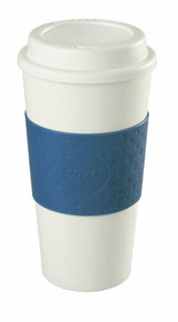 Copco Acadia Double Walled Insulation Hot or Cold Travel Mug 16 Ounce - Blue