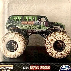 2021 TOY FAIR EXCLUSIVE SPIN MASTER GRAVE DIGGER TRUCK 1/1000 RARE MONSTER JAM