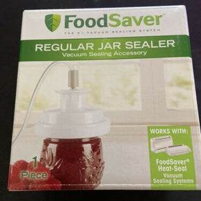 FoodSaver Regular Mouth Mason Jar Vacuum Sealer New! T03-0006-02P SHIPS NOW