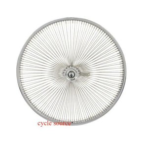 20" Steel Coaster Wheel 144 Spoke 14g Chrome