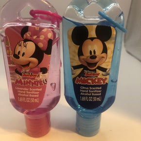 Disney Scented Anti Bacterial Travel Size Hand Sanitizer Mickey & Minnie (2)