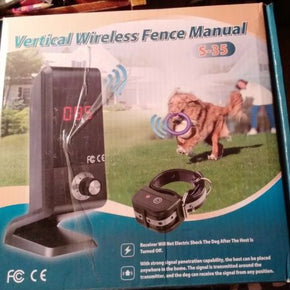 Vertical Wireless Fence Manuel S-35 Vibrate/Electric