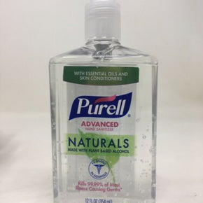 Purell Advanced Hand Sanitizer Naturals 12 oz *SHIPS FREE* 073852068207 @