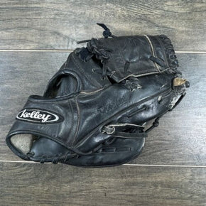 Kelley TK241 Black Leather Baseball Glove-Read