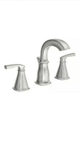 Moen Hensley 8 in. Widespread 2Handle Bathroom Faucet Spot Resist Brushed Nickel