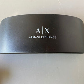 A/X Armani Exchange Black Hard Sunglasses Clam Shell Eyeglasses Glasses Case