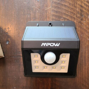 Mpow 8 LED Solar Motion Sensor Light Security Lamp Outdoor Garden MSL6