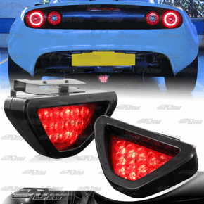 F1 Style Red Lens Red 12 LED Third 3rd Brake Light Stop Lamp Universal