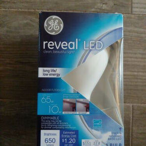 GE Reveal LED 10W BR30 Bulb Dimmable for Track & Recessed Fixtures