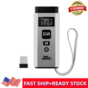 Portable 2D Bluetooth Barcode Scanner Code Reader For IOS Android Phone NEW -JR