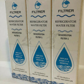 3 pack Filtrer Refrigerator Water Filter replacement small type 1 W10295370A NEW