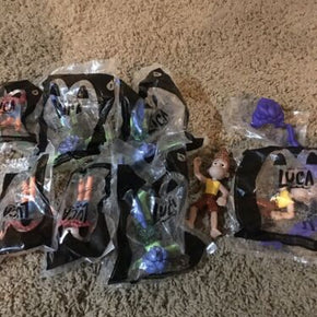 McDonald’s Happy Meal Disney Pixar Luca #3 Alberto Scorfano And 6 Others Lot