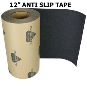 12" x 20' BLACK Roll Safety Non Skid Tape Anti Slip Tape Sticker Grip Safe Grit