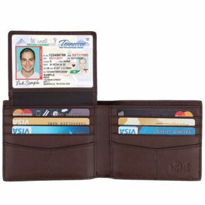 HIMI Wallet for Men-Genuine Leather RFID Blocking Bifold Stylish Wallet