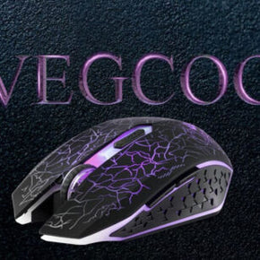 VEGCOO C10 Wireless Gaming Mouse Rechargeable Silent 7 colors LED (50 pcs.)